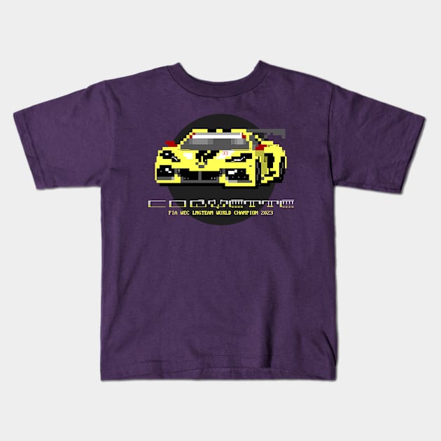 Corvette FIA WEC World Champion Kids T-Shirt by checs